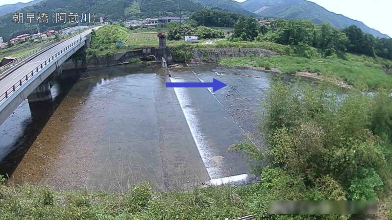 阿武川新朝早橋ライブカメラ(山口県山口市阿東徳佐下)