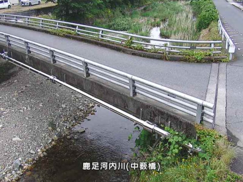 鹿足河内川中薮橋ライブカメラ(島根県吉賀町六日市)