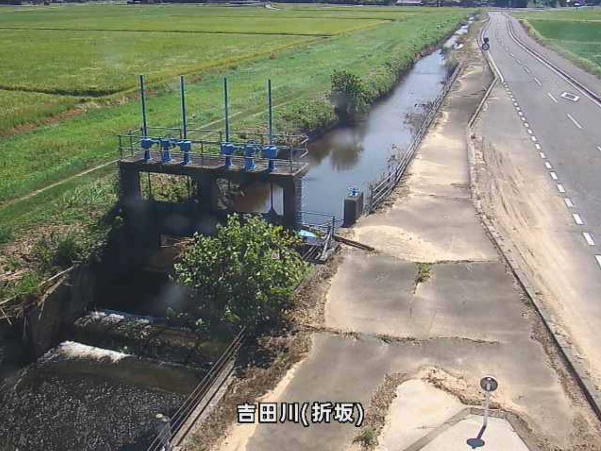 吉田川折坂ライブカメラ(島根県安来市折坂町)