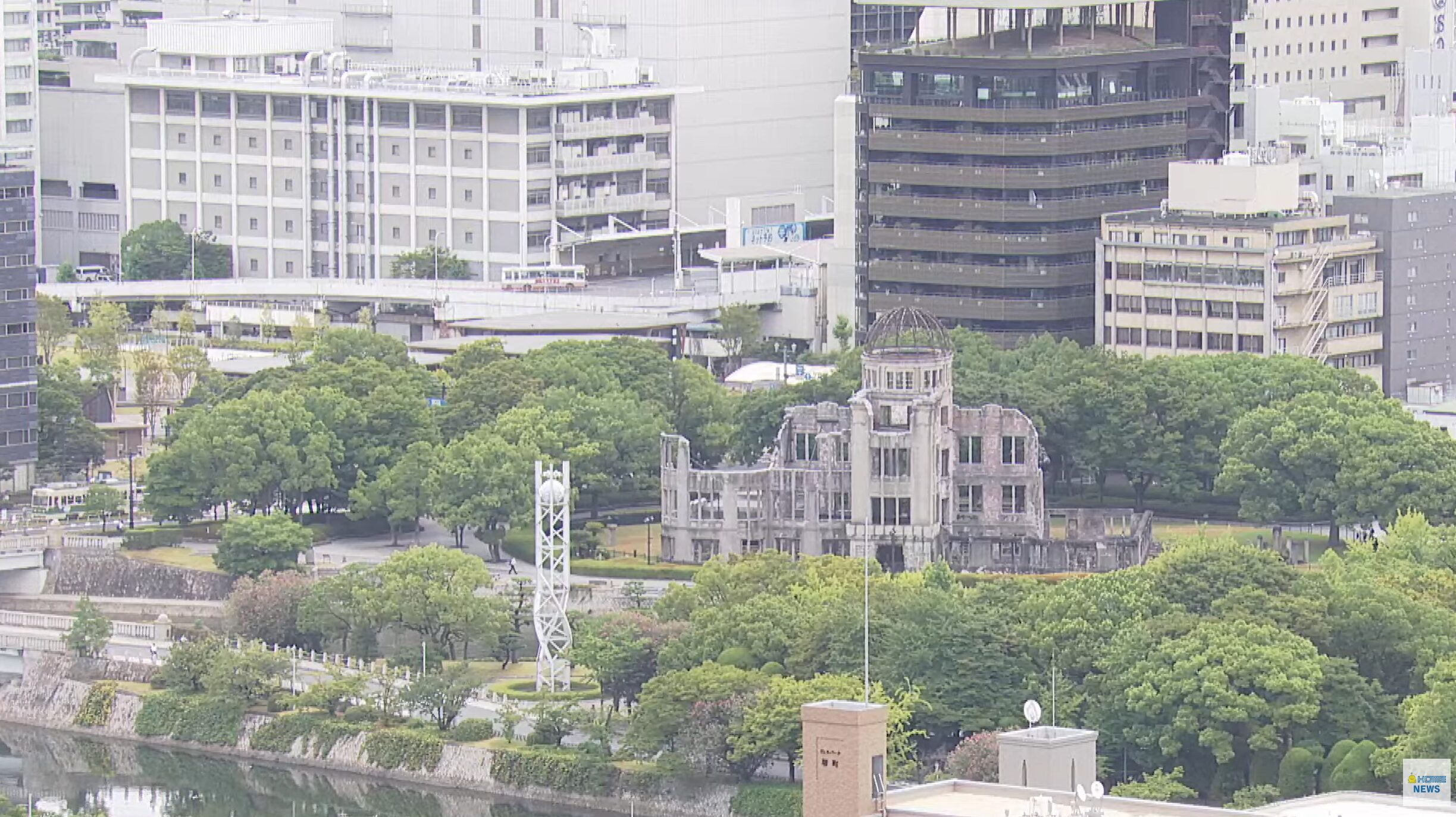 広島ホームテレビ広島市内ライブカメラ(広島県広島市中区堺町)