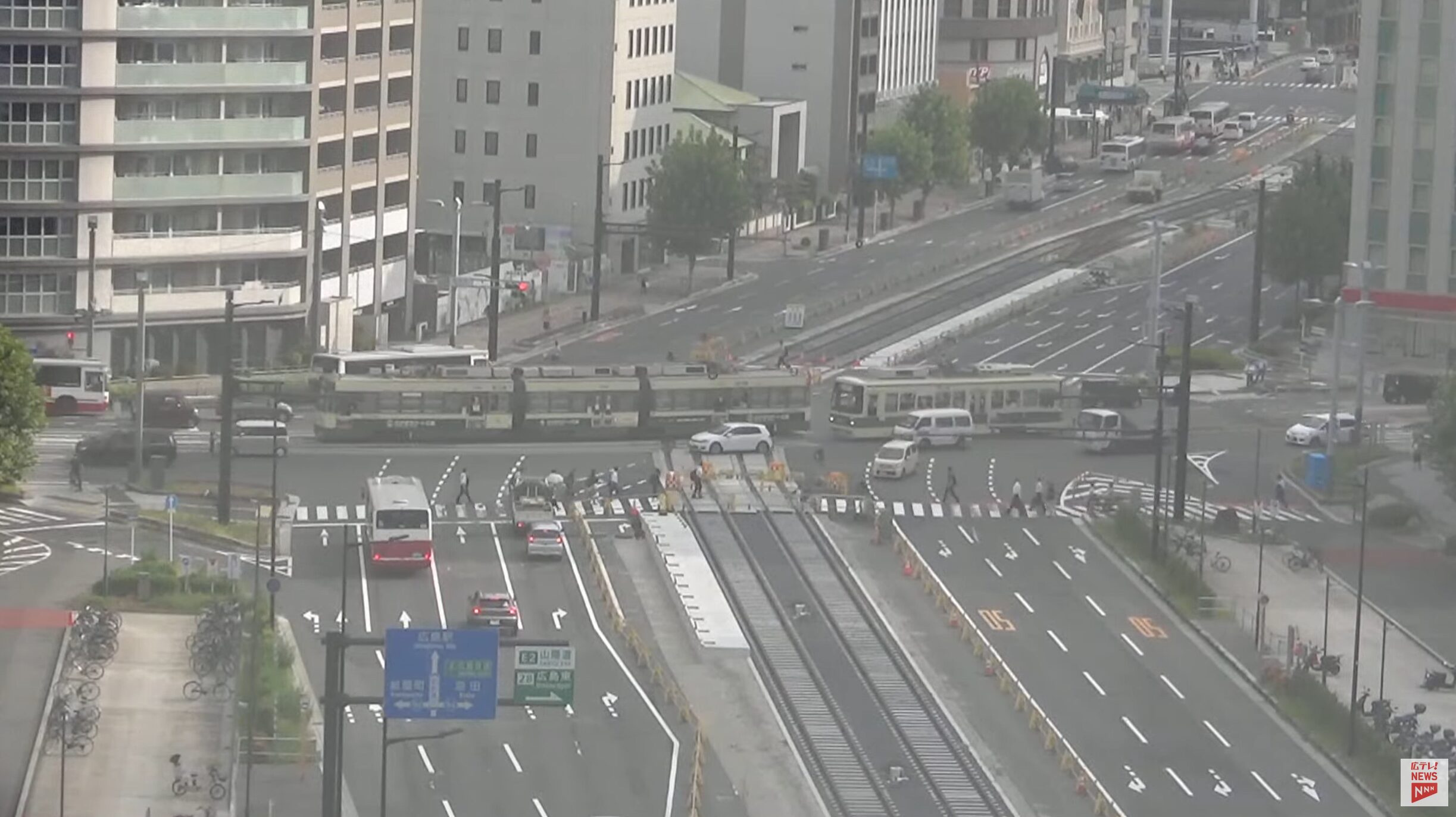 HTV広島路面電車ライブカメラ(広島県広島市南区松川町)