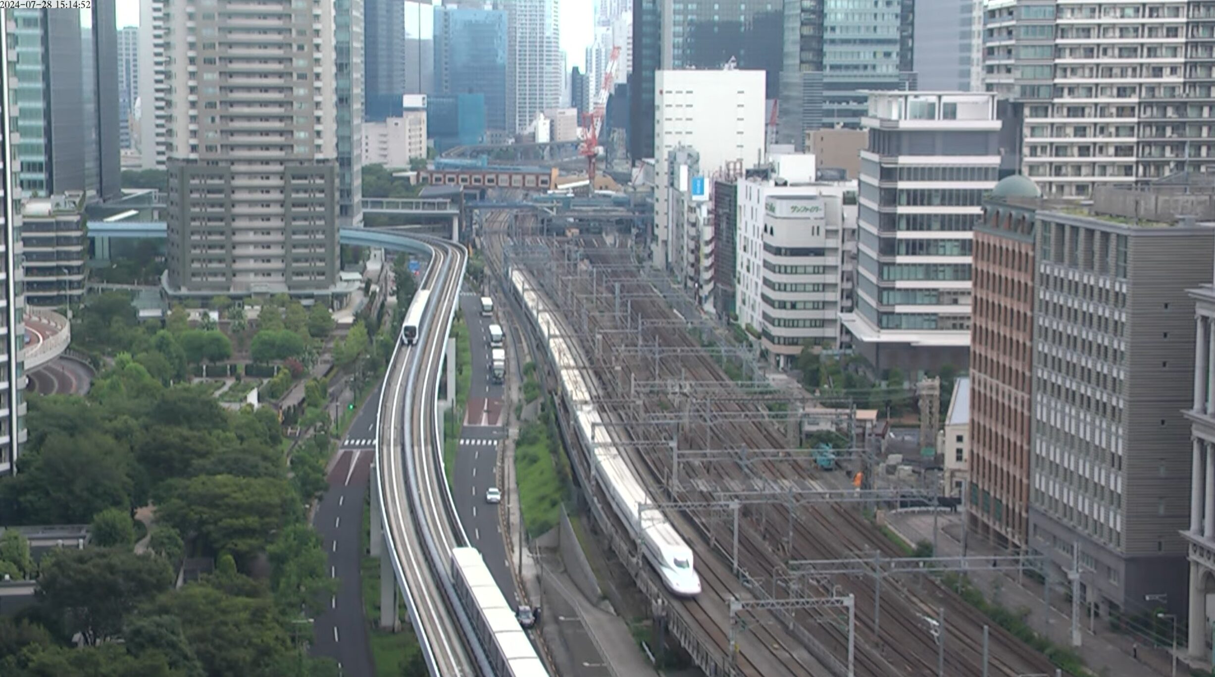 共同通信社汐留ライブカメラ(東京都港区東新橋)