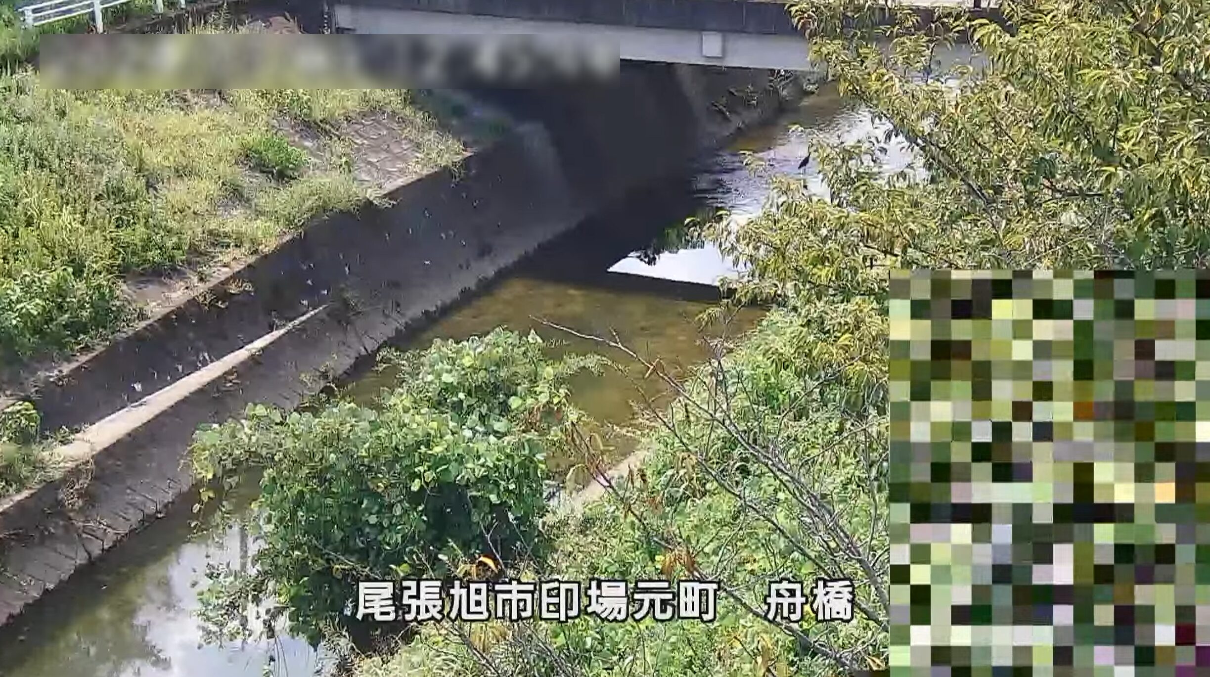 天神川舟橋ライブカメラ(愛知県尾張旭市印場元町)