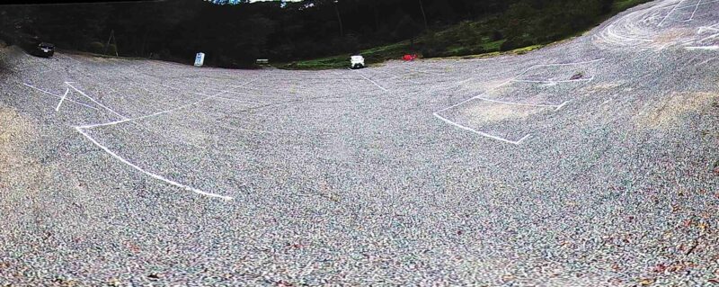 有明山神社登山者駐車場ライブカメラ(長野県安曇野市穂高有明)