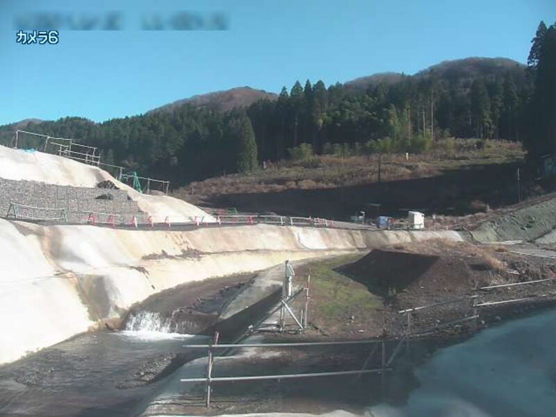 河原田川土砂ダム第5ライブカメラ(石川県輪島市市ノ瀬町)