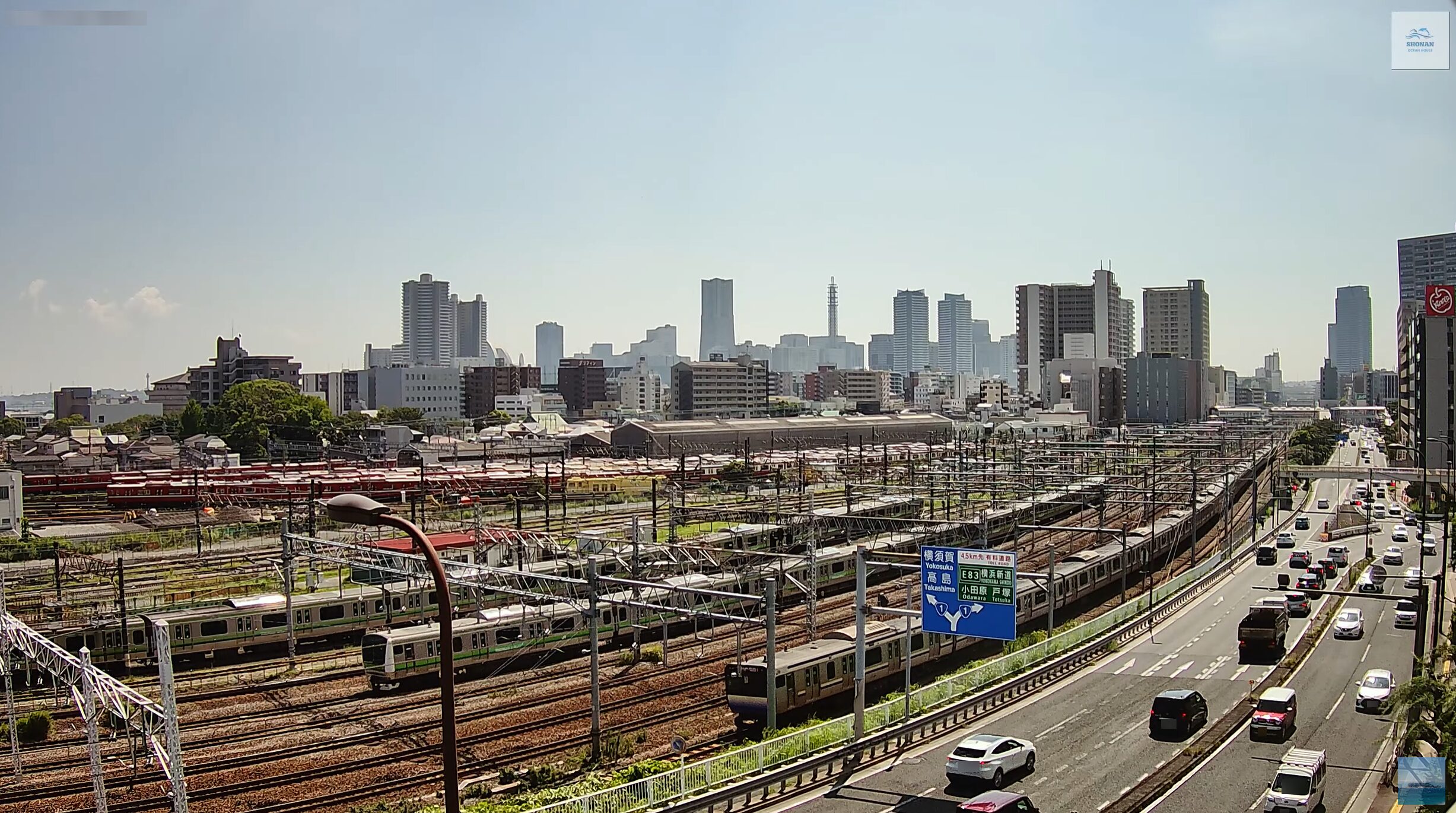 国道1号東神奈川駅付近第1ライブカメラ(神奈川県横浜市神奈川区立町)