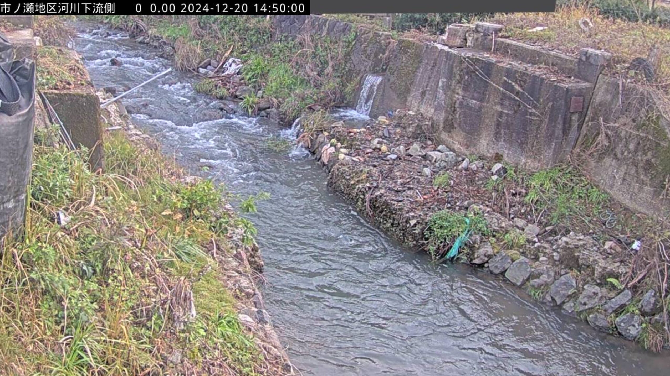 河原田川土砂ダム第1ライブカメラ(石川県輪島市市ノ瀬町)