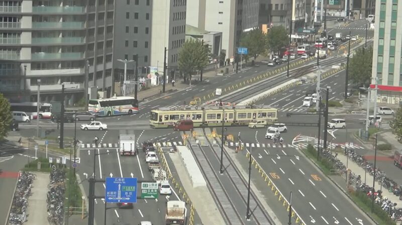 穴吹デザイン専門学校広島駅方面ライブカメラ(広島県広島市南区松川町)