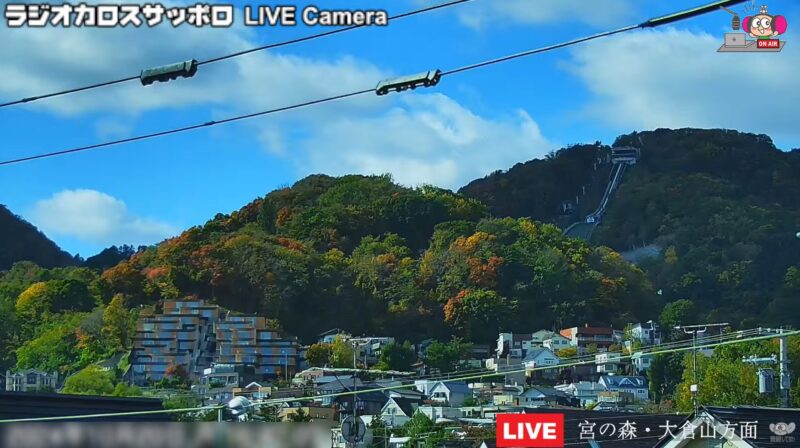 ラジオカロスサッポロ本社屋上ライブカメラ(北海道札幌市中央区宮の森)