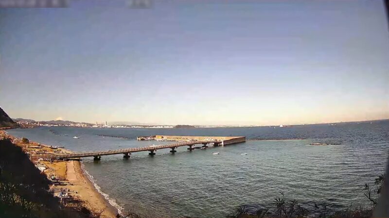 東京湾猿島ライブカメラ(神奈川県横須賀市走水)