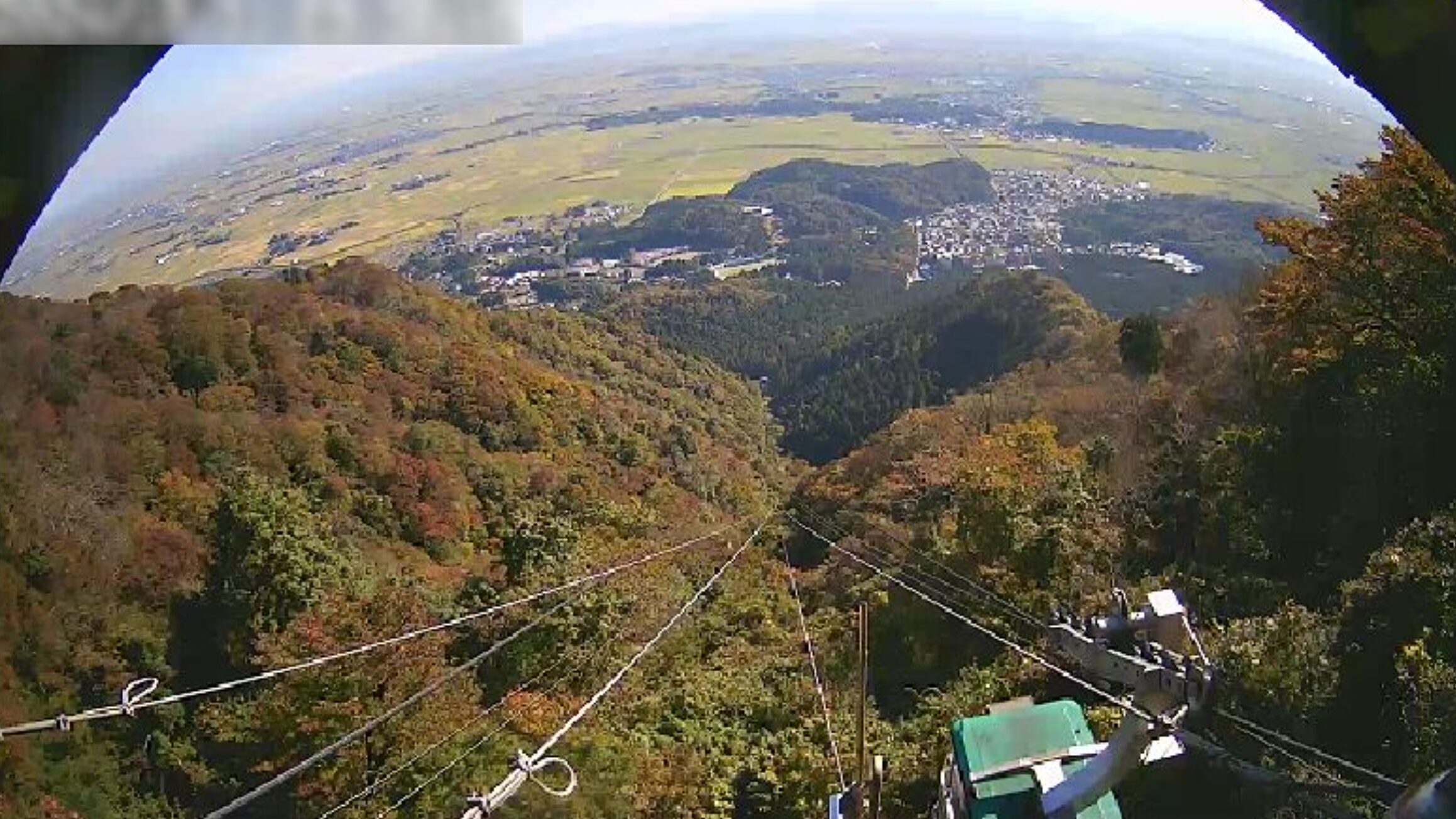 弥彦山ロープウェイ山頂駅越後平野ライブカメラ(新潟県弥彦村弥彦)