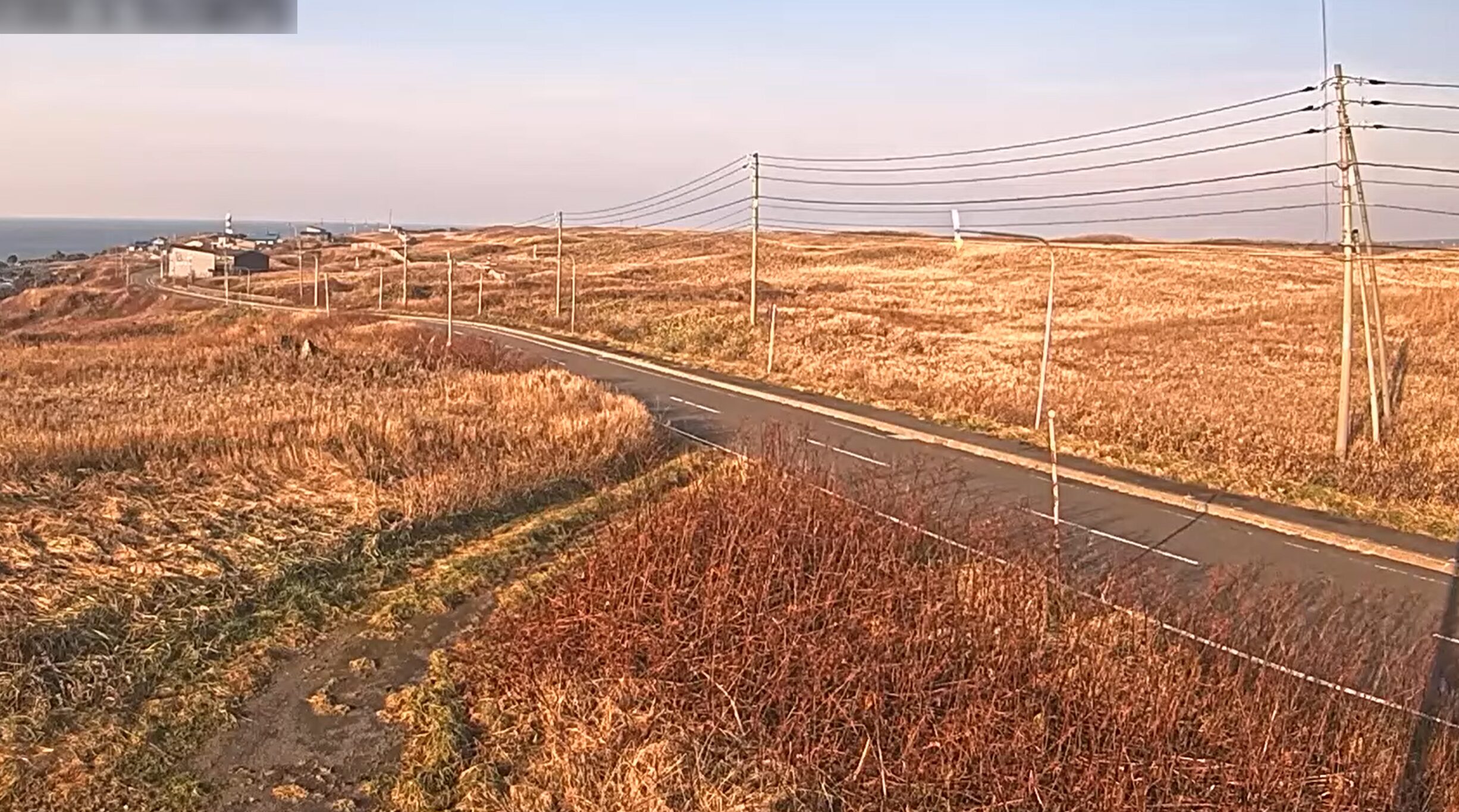 御崎屋外スピーカー付近第1ライブカメラ(北海道利尻町仙法志)