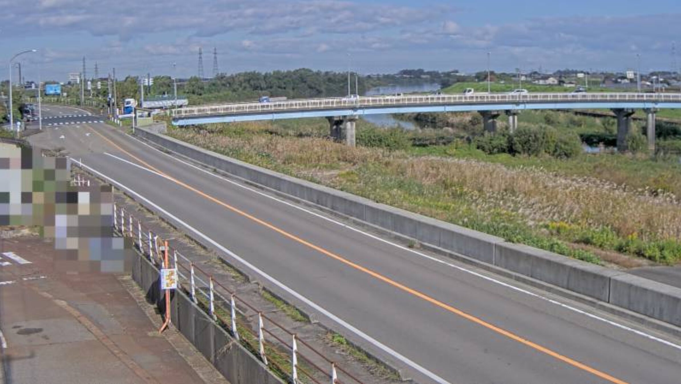 NCT新潟県道1号新潟小須戸三条線保明新田交差点ライブカメラ(新潟県田上町保明新田)