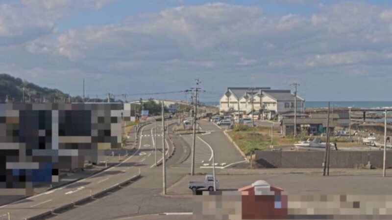 NCT国道402号道の駅越後出雲崎天領の里ライブカメラ(新潟県出雲崎町尼瀬)