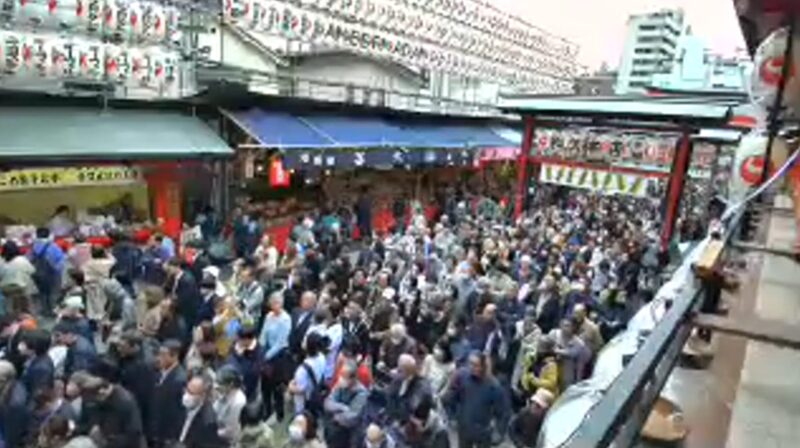 浅草鷲神社酉の市ライブカメラ(東京都台東区千束)