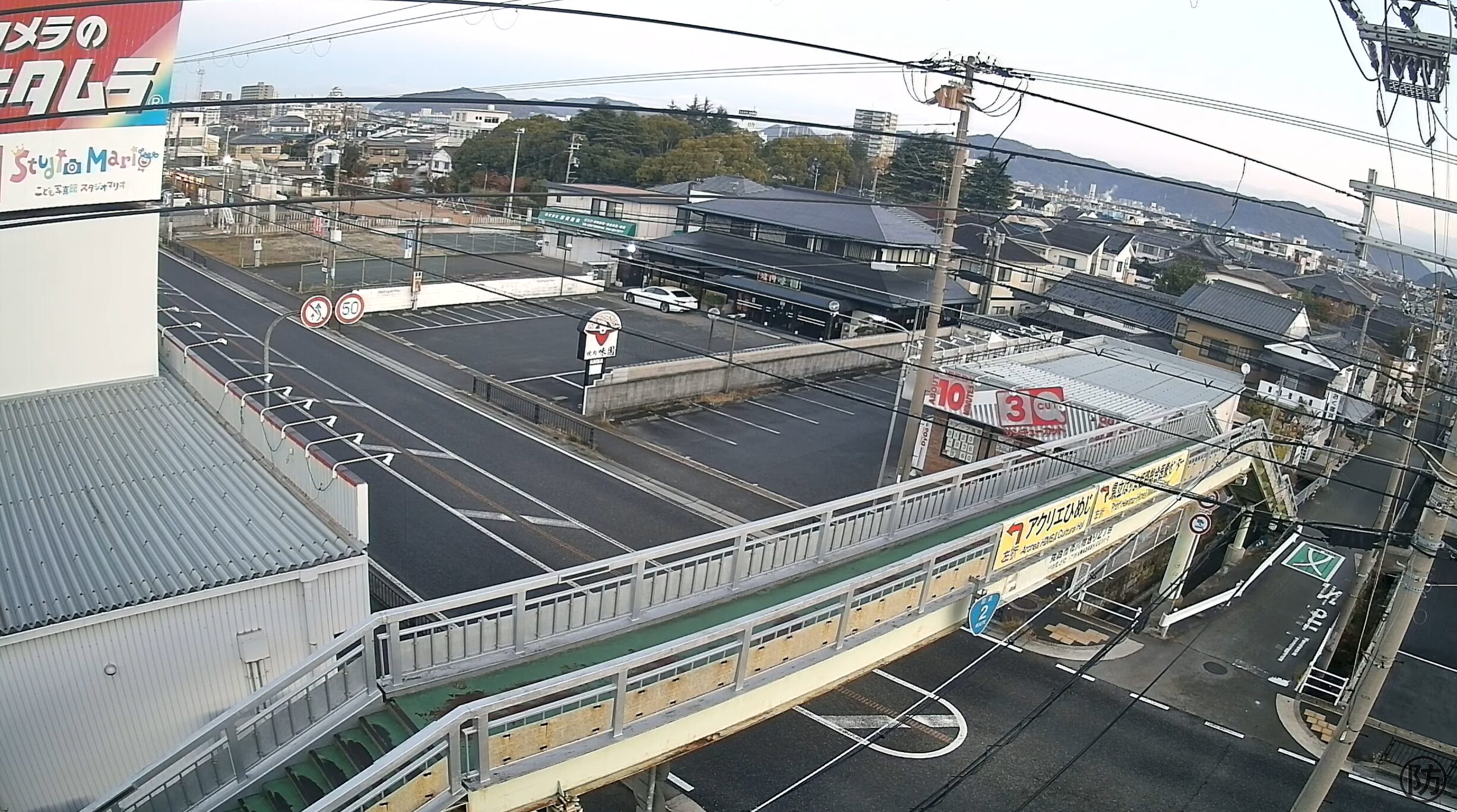 セキュリティハウス神姫国道2号姫路城方面ライブカメラ(兵庫県姫路市市川橋通)