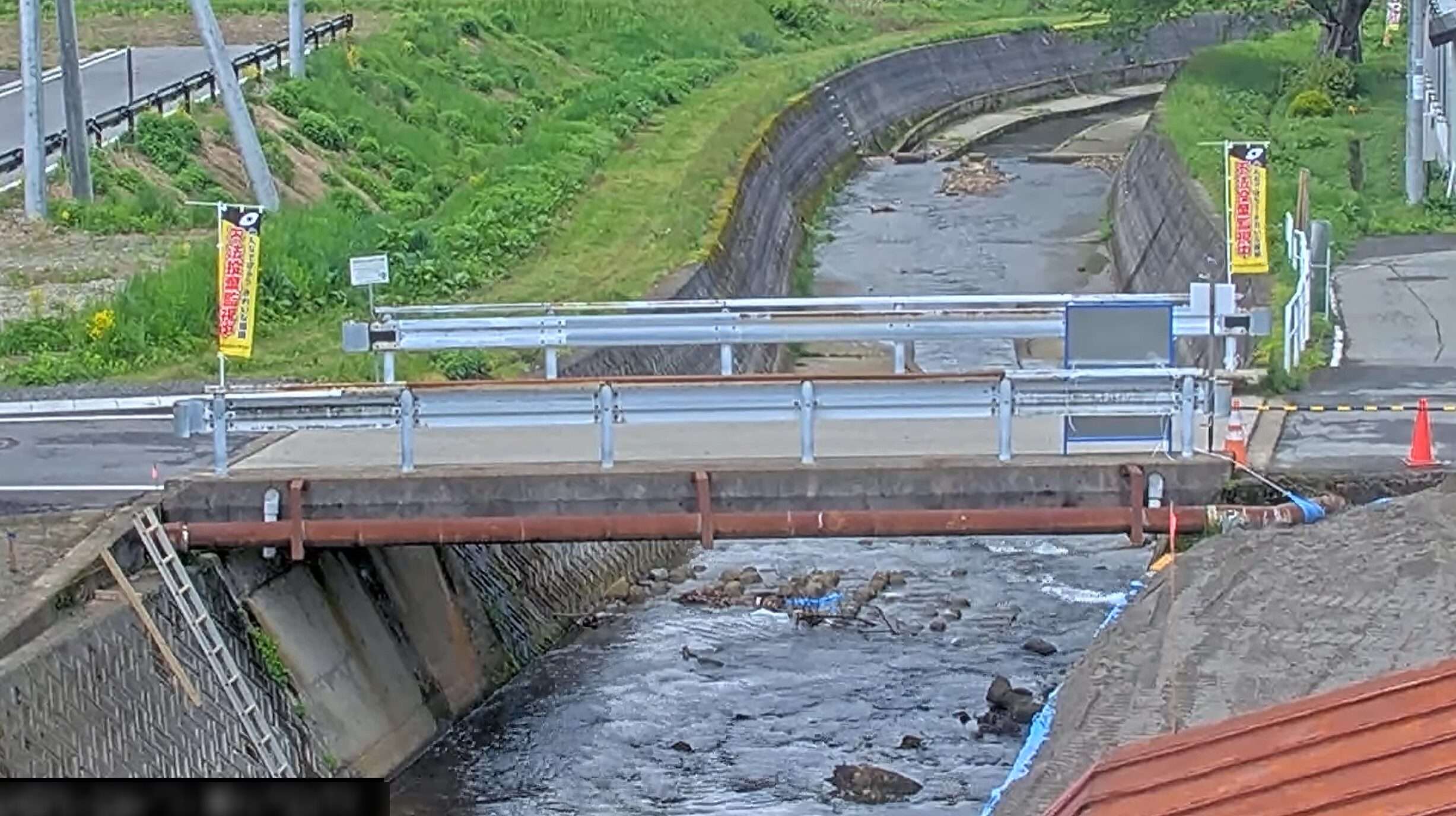 平沢川大正橋ライブカメラ(山形県舟形町舟形)