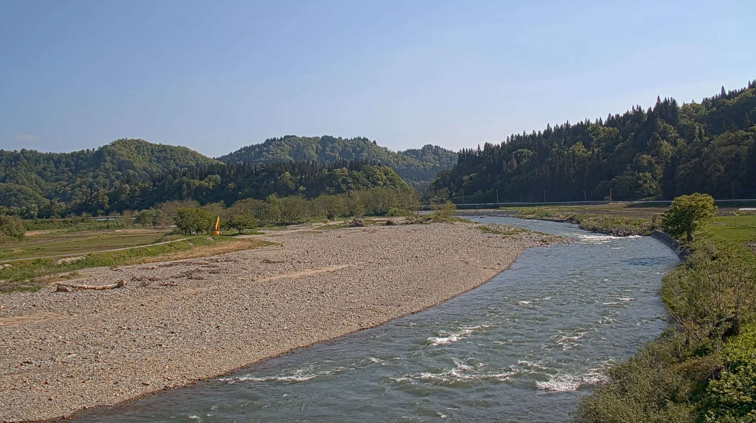 最上小国川長尾橋ライブカメラ(山形県舟形町長沢)