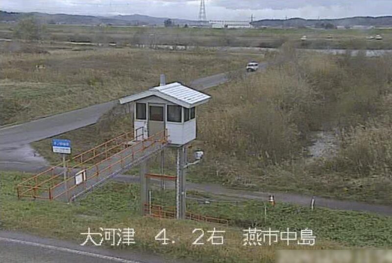 大河津分水路中島ライブカメラ(新潟県燕市中島)