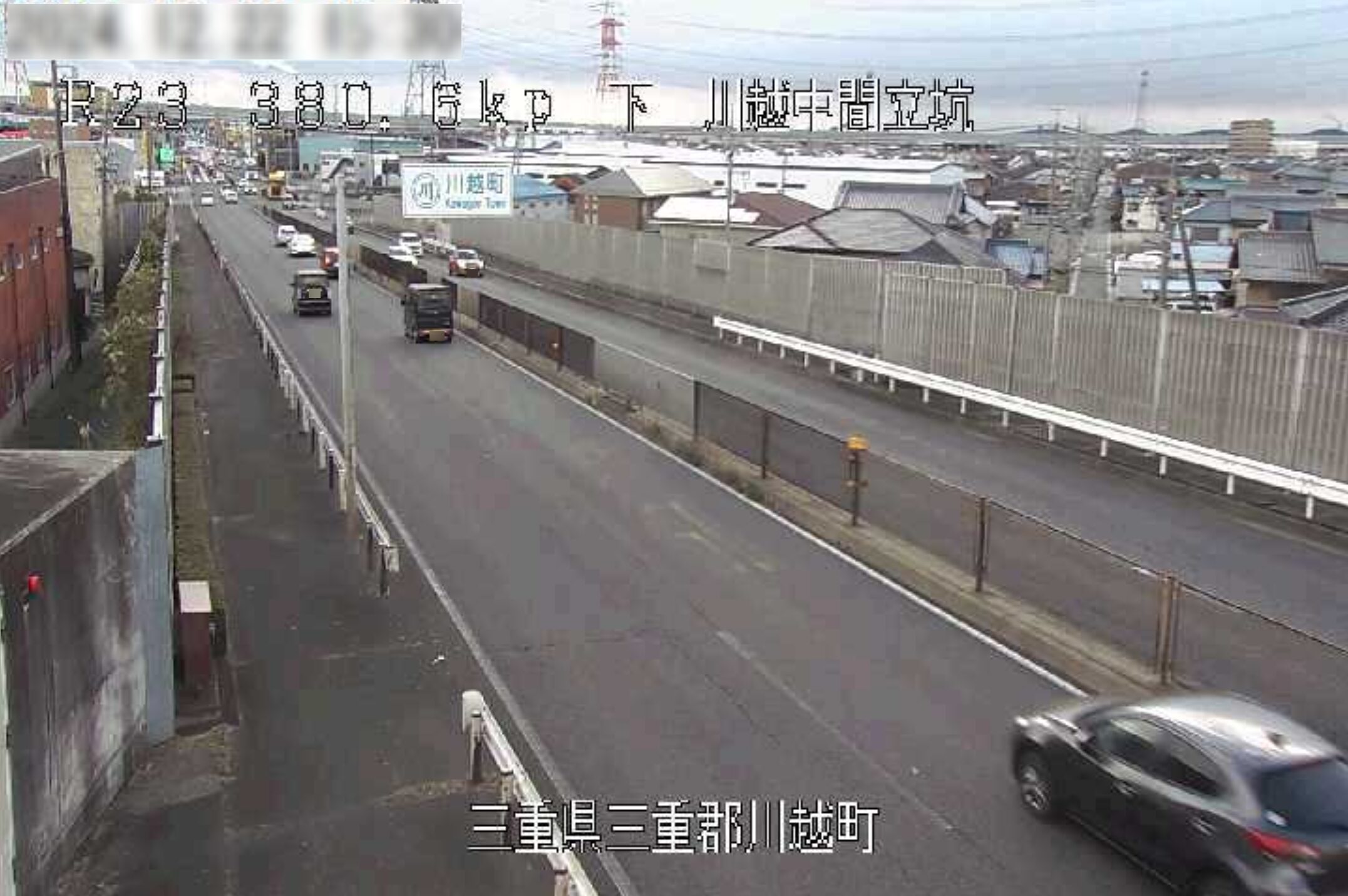 国道23号南福崎ライブカメラ(三重県川越町当新田)