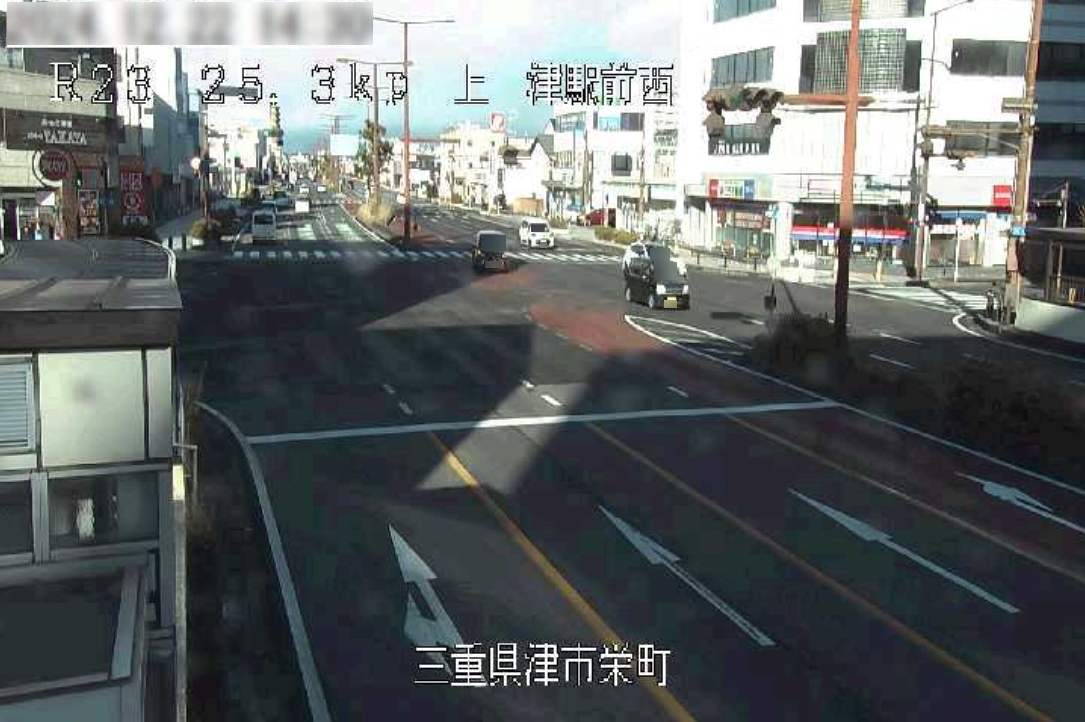 国道23号津駅前西ライブカメラ(三重県津市栄町)