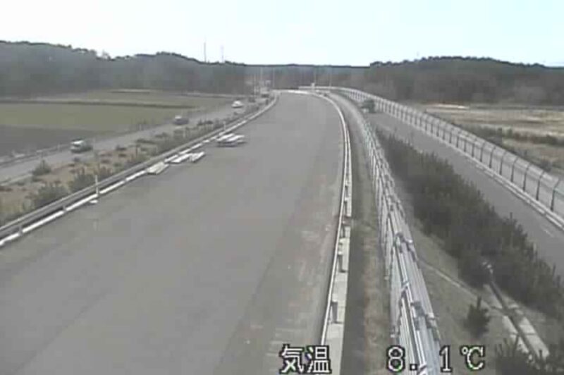 国道279号横浜吹越インターチェンジライブカメラ(青森県横浜町豊栄平)