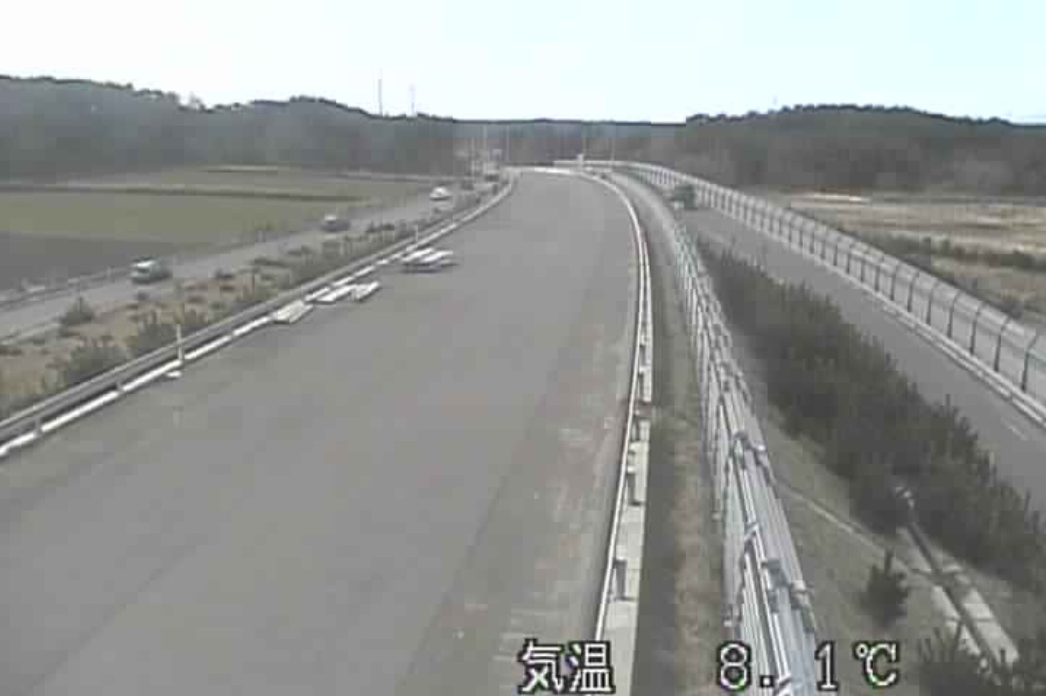 国道279号横浜吹越インターチェンジライブカメラ(青森県横浜町豊栄平)