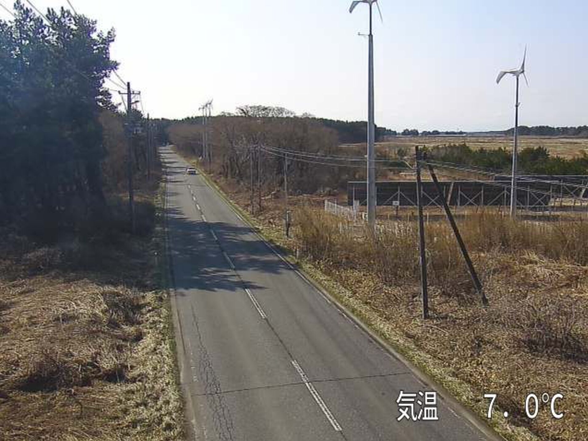 国道338号庭構ライブカメラ(青森県三沢市三沢)