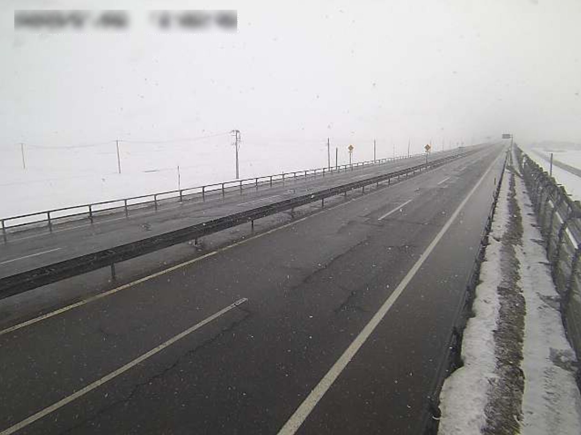 会津縦貫北道路湯川北インターチェンジ第2ライブカメラ(福島県湯川村笈川)