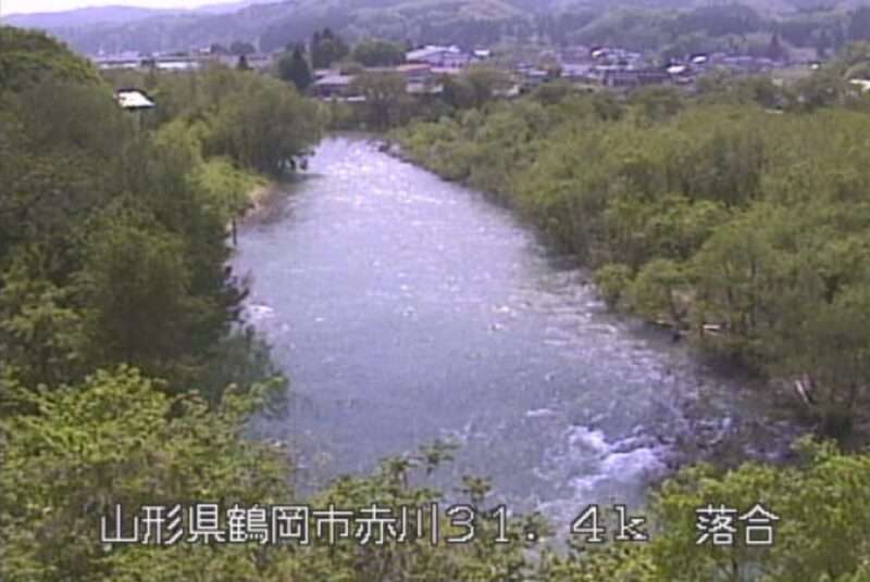 赤川落合ライブカメラ(山形県鶴岡市越中山)