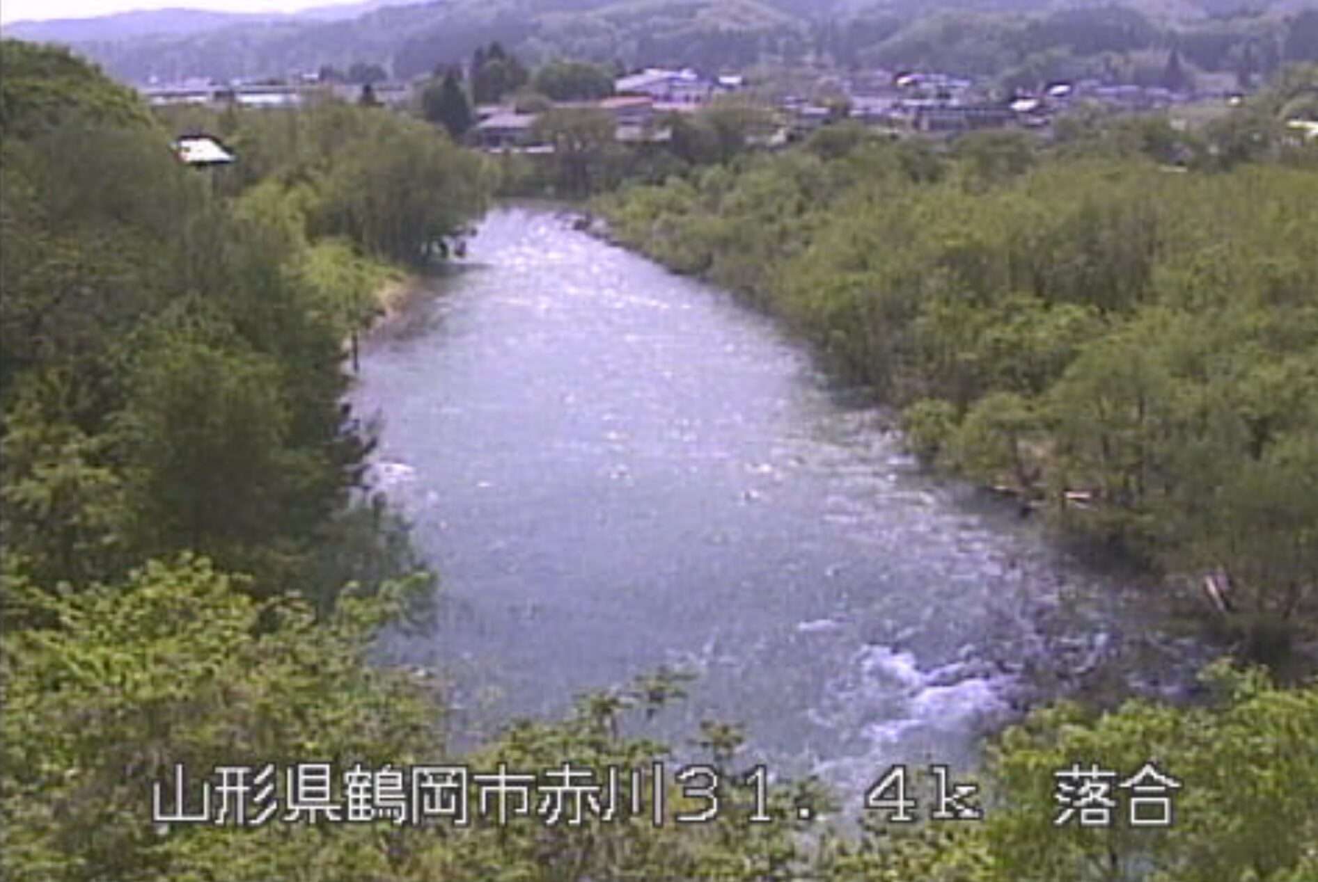 赤川落合ライブカメラ(山形県鶴岡市越中山)
