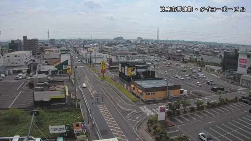 CCN岐阜県道154号笠松墨俣線柳津町交差点ライブカメラ(岐阜県岐阜市柳津町本郷)