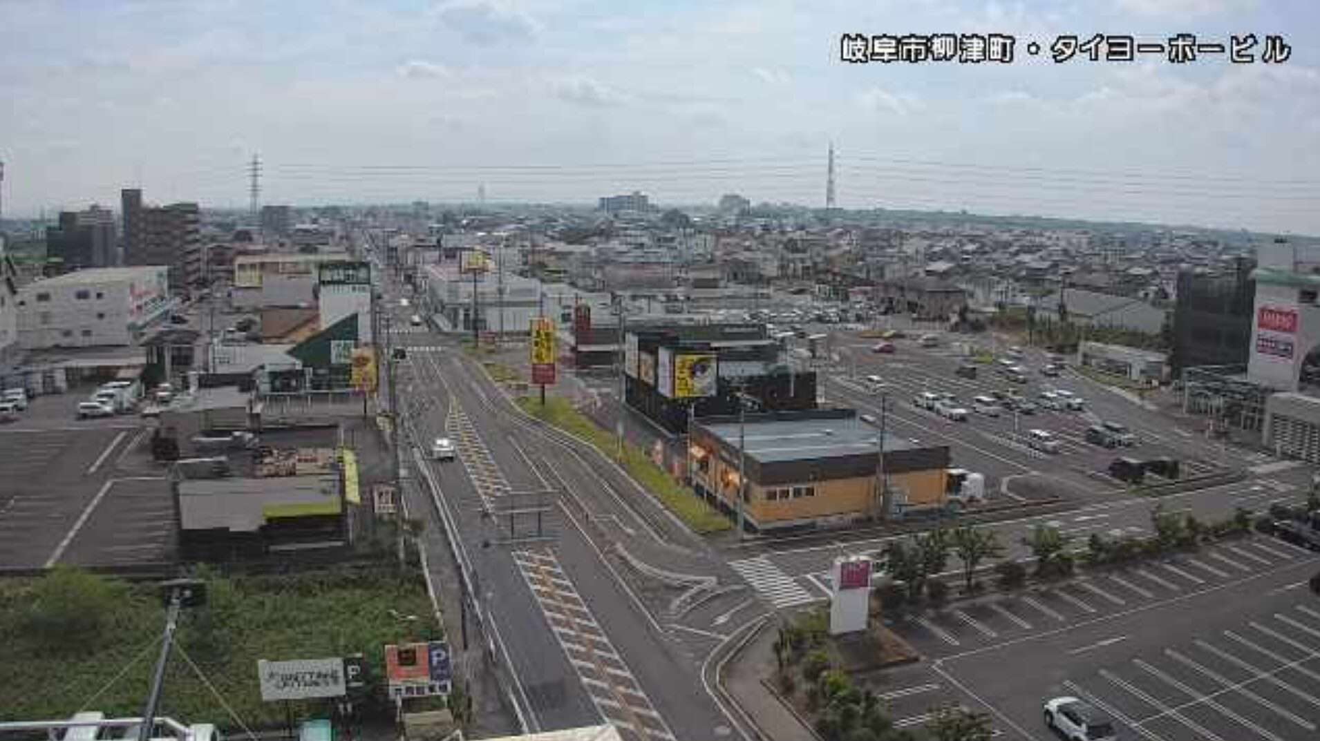 CCN岐阜県道154号笠松墨俣線柳津町交差点ライブカメラ(岐阜県岐阜市柳津町本郷)
