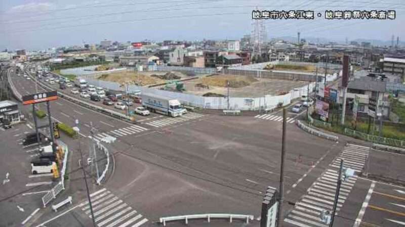 CCN国道21号六条江東2交差点ライブカメラ(岐阜県岐阜市六条江東)