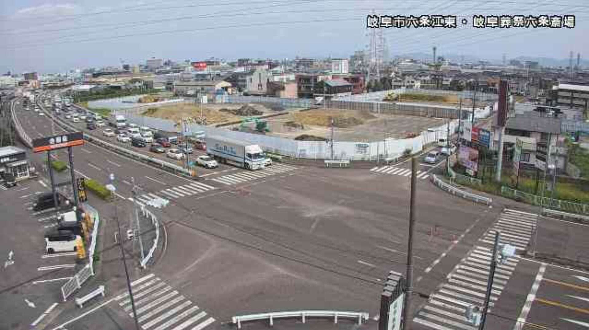 CCN国道21号六条江東2交差点ライブカメラ(岐阜県岐阜市六条江東)