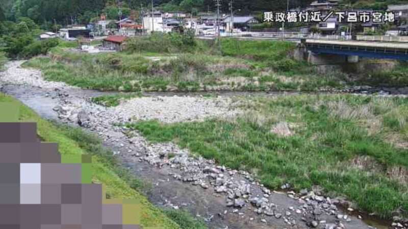 CCN竹原川乗政川合流地点乗政橋ライブカメラ(岐阜県下呂市宮地)