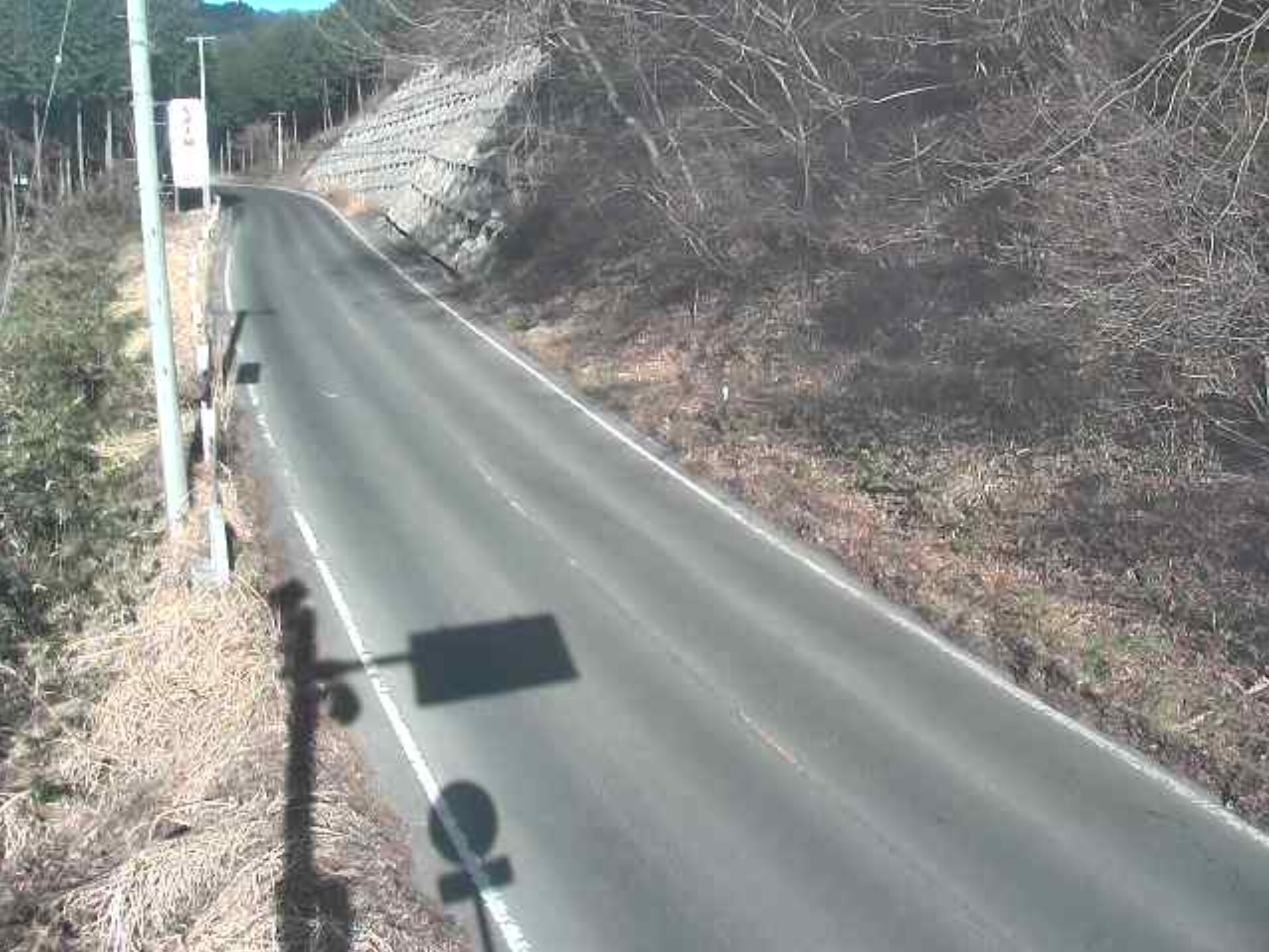 国道459号萩坂第1ライブカメラ(福島県二本松市萩坂)