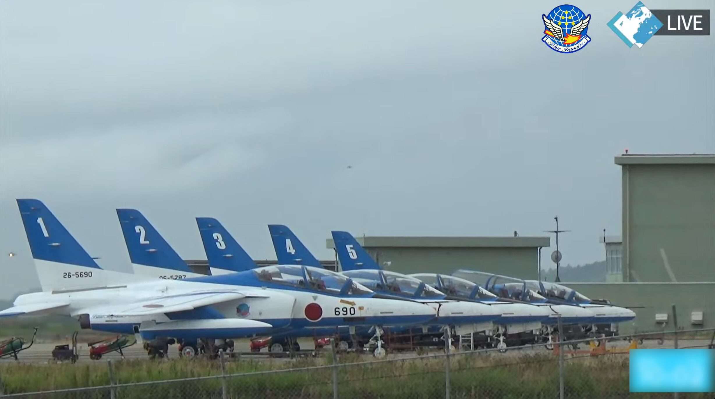 RIZIN松島基地ブルーインパルスライブカメラ(宮城県東松島市)