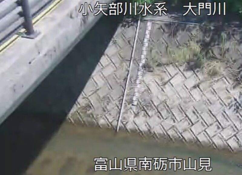 大門川山見ライブカメラ(富山県南砺市山見)