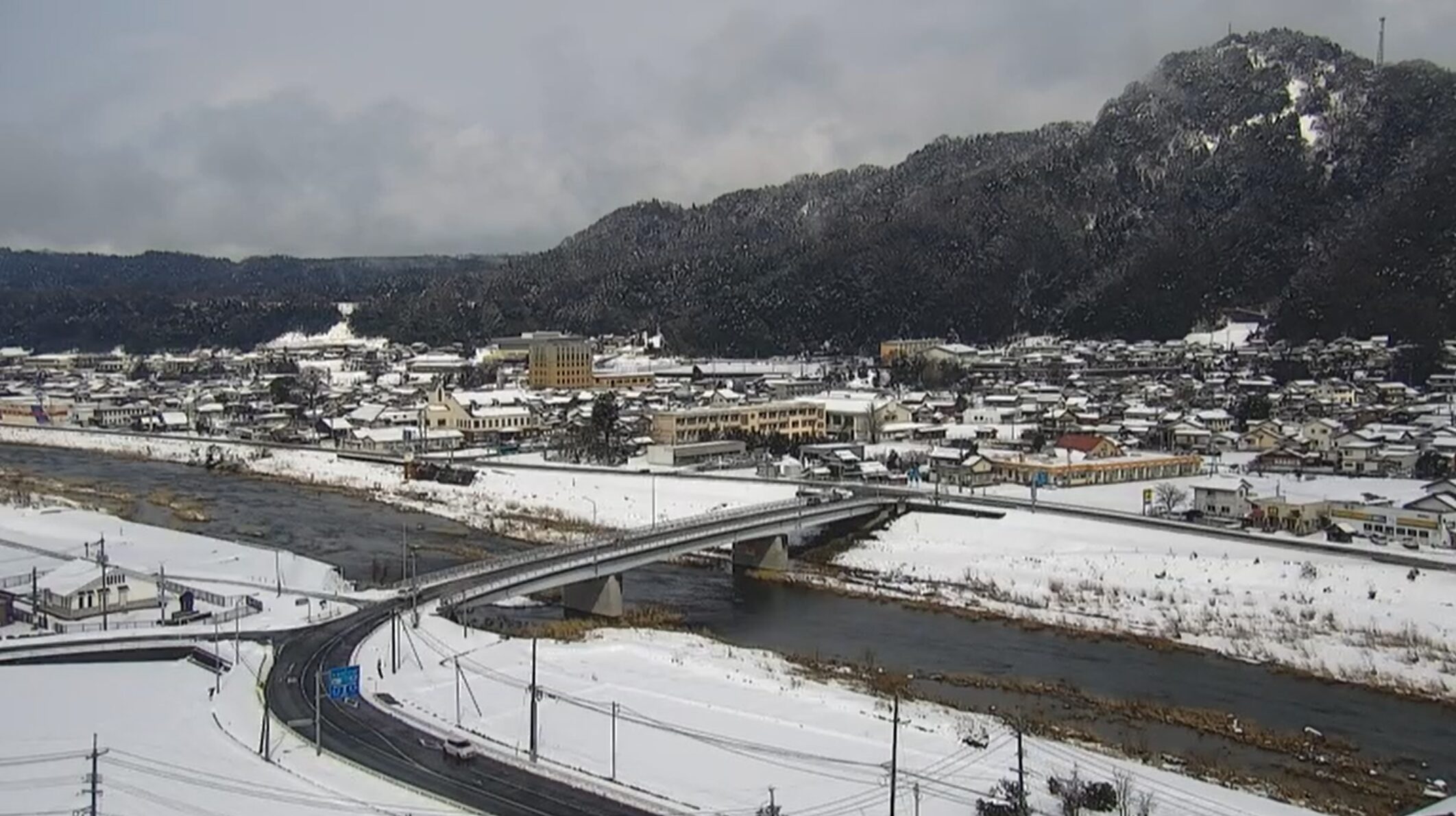 日野川鬼守橋ライブカメラ(鳥取県伯耆町宇代)