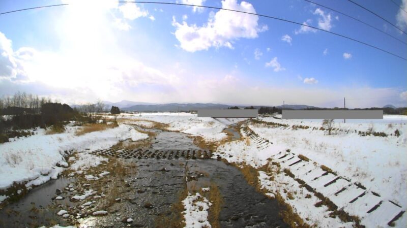 花川西花川橋ライブカメラ(宮城県色麻町四竃)