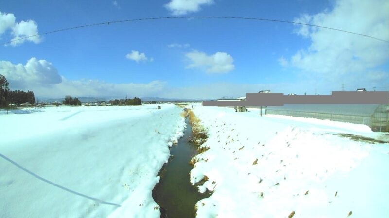 河童川袋橋ライブカメラ(宮城県色麻町四竃)