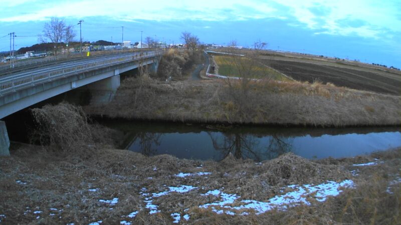 川内沢川館腰橋ライブカメラ(宮城県名取市植松)