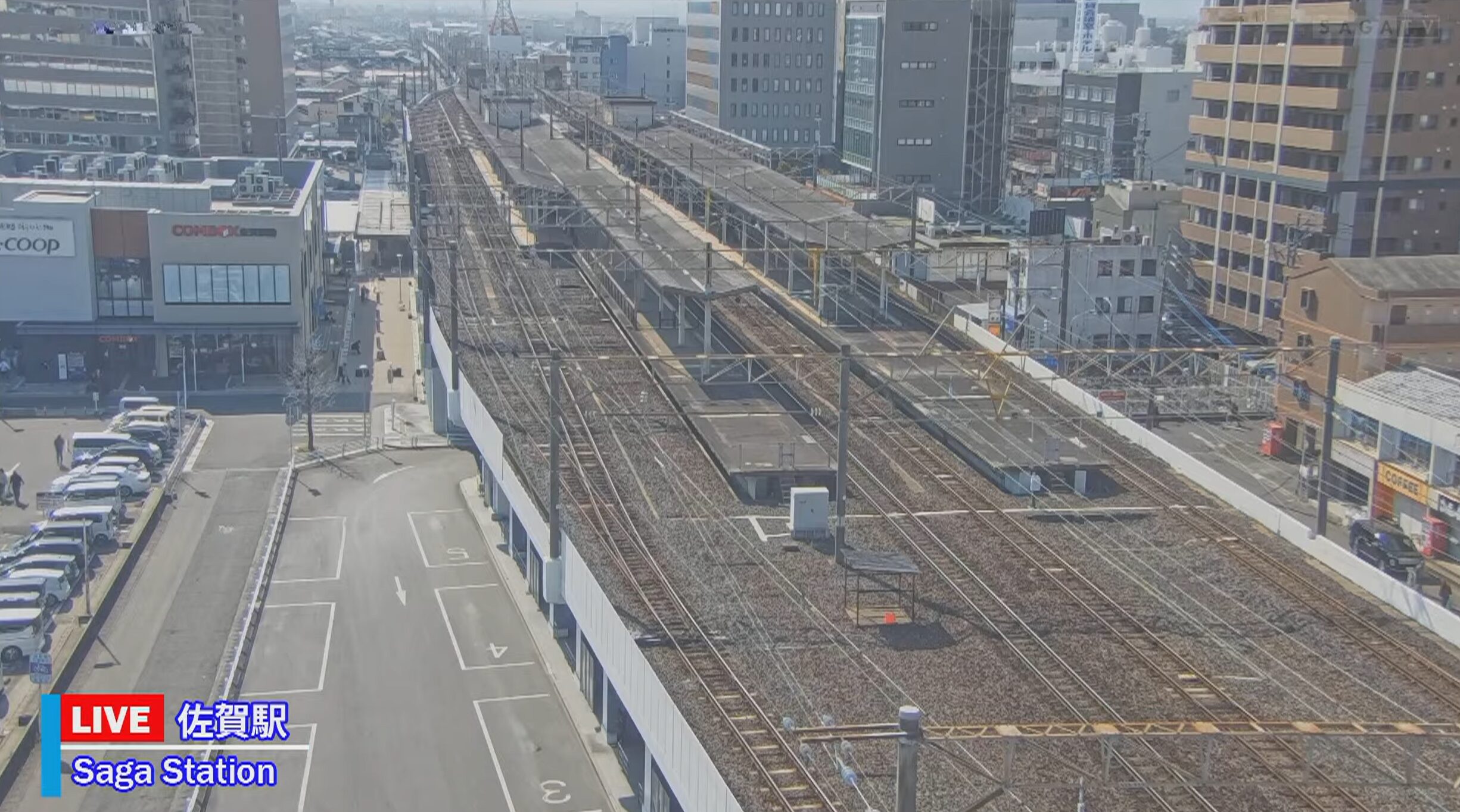 サガテレビ佐賀駅ライブカメラ(佐賀県佐賀市栄町)