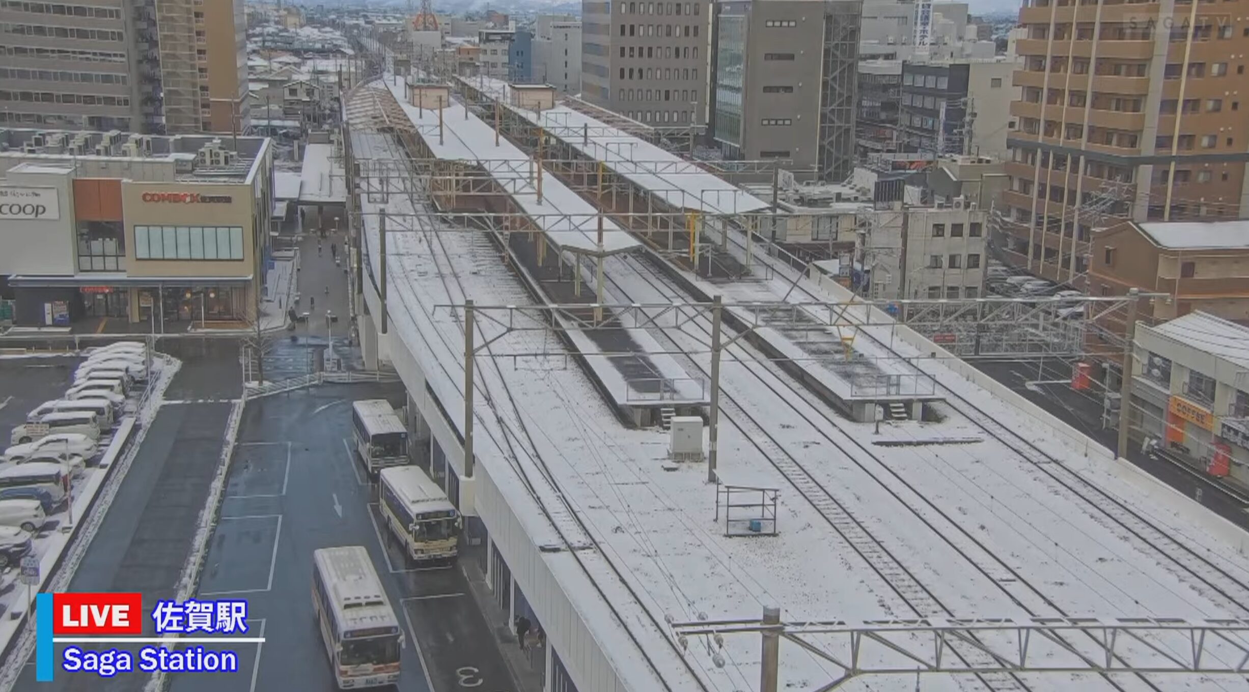 サガテレビ佐賀駅ライブカメラ(佐賀県佐賀市栄町)