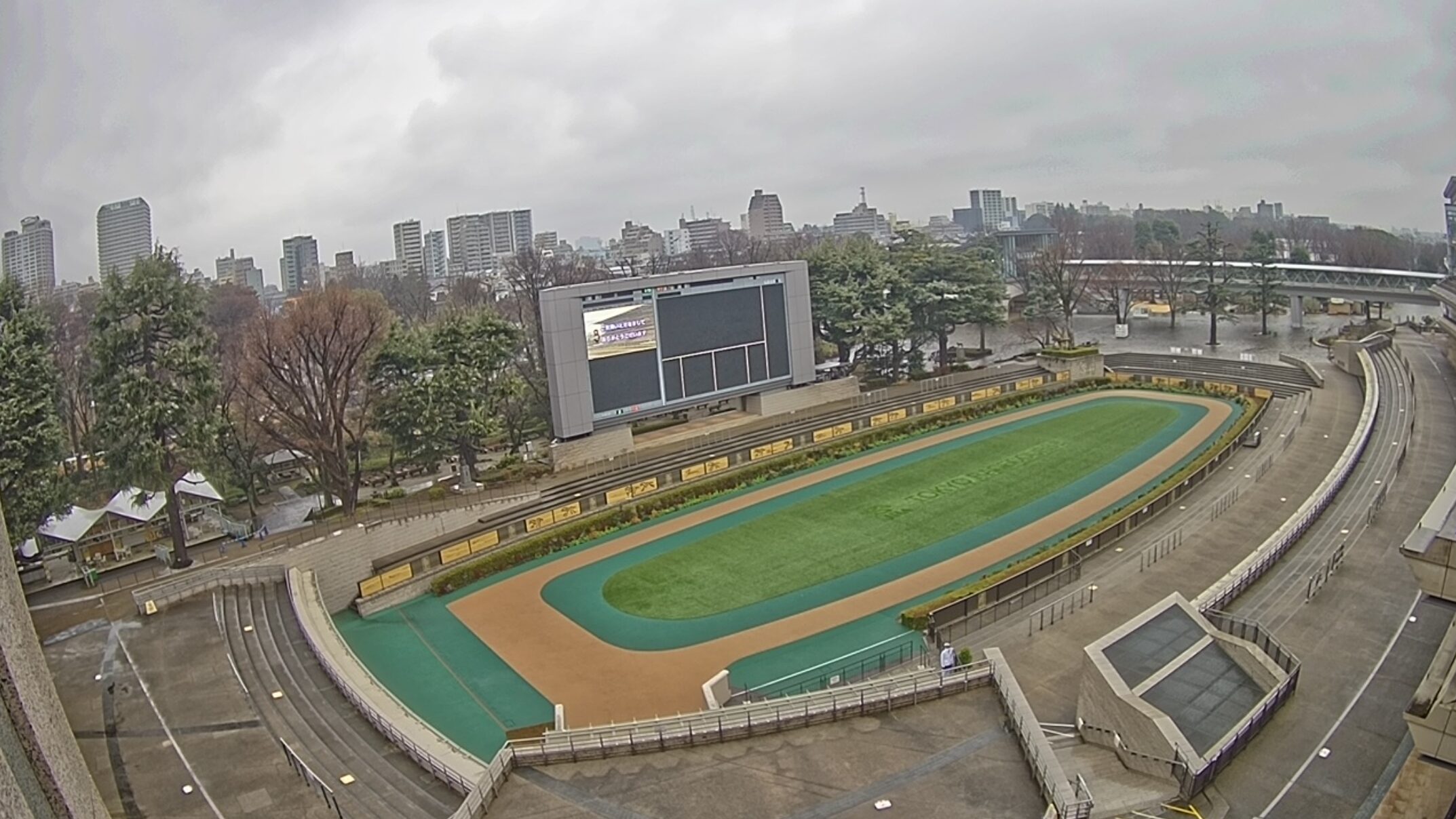 東京競馬場パドックライブカメラ(東京都府中市日吉町)