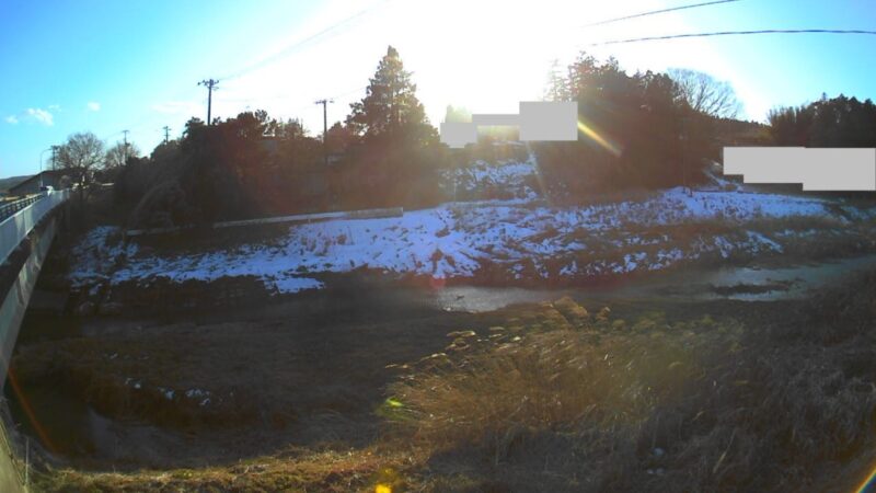 鶴田川鶴田崎ライブカメラ(宮城県大郷町大松沢)