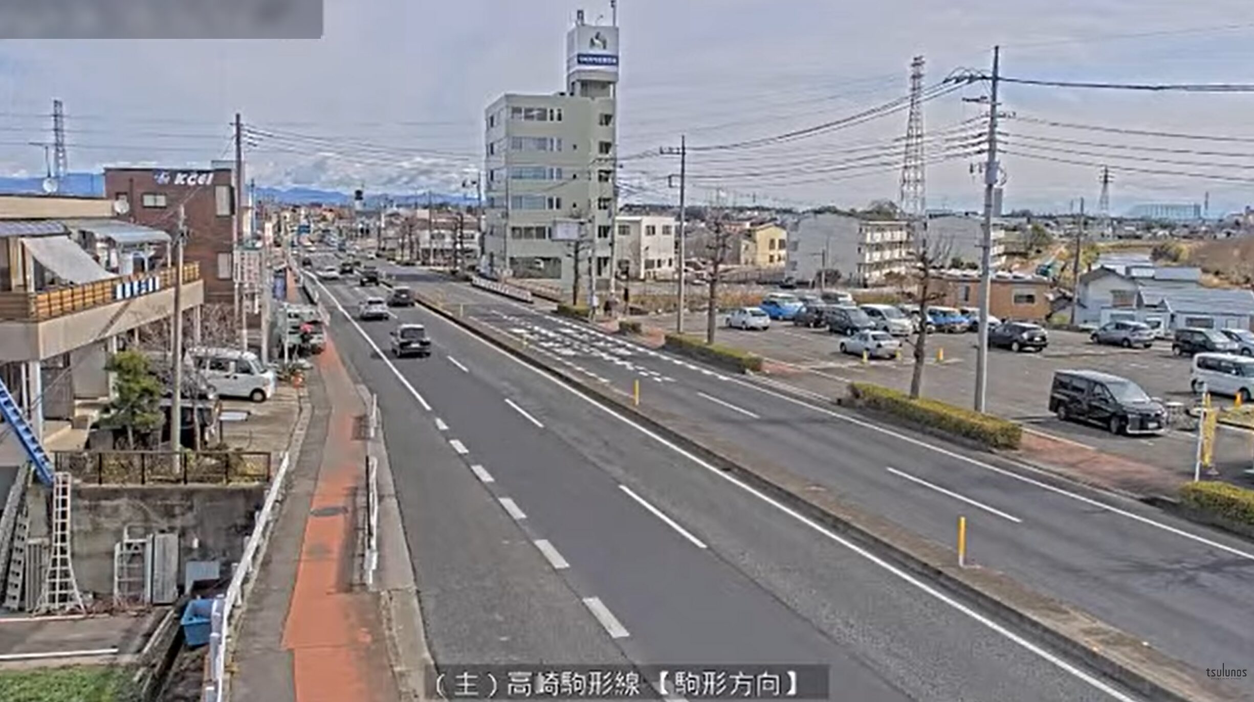 群馬県道27号高崎駒形線中井野川橋東ライブカメラ(群馬県高崎市新保町)