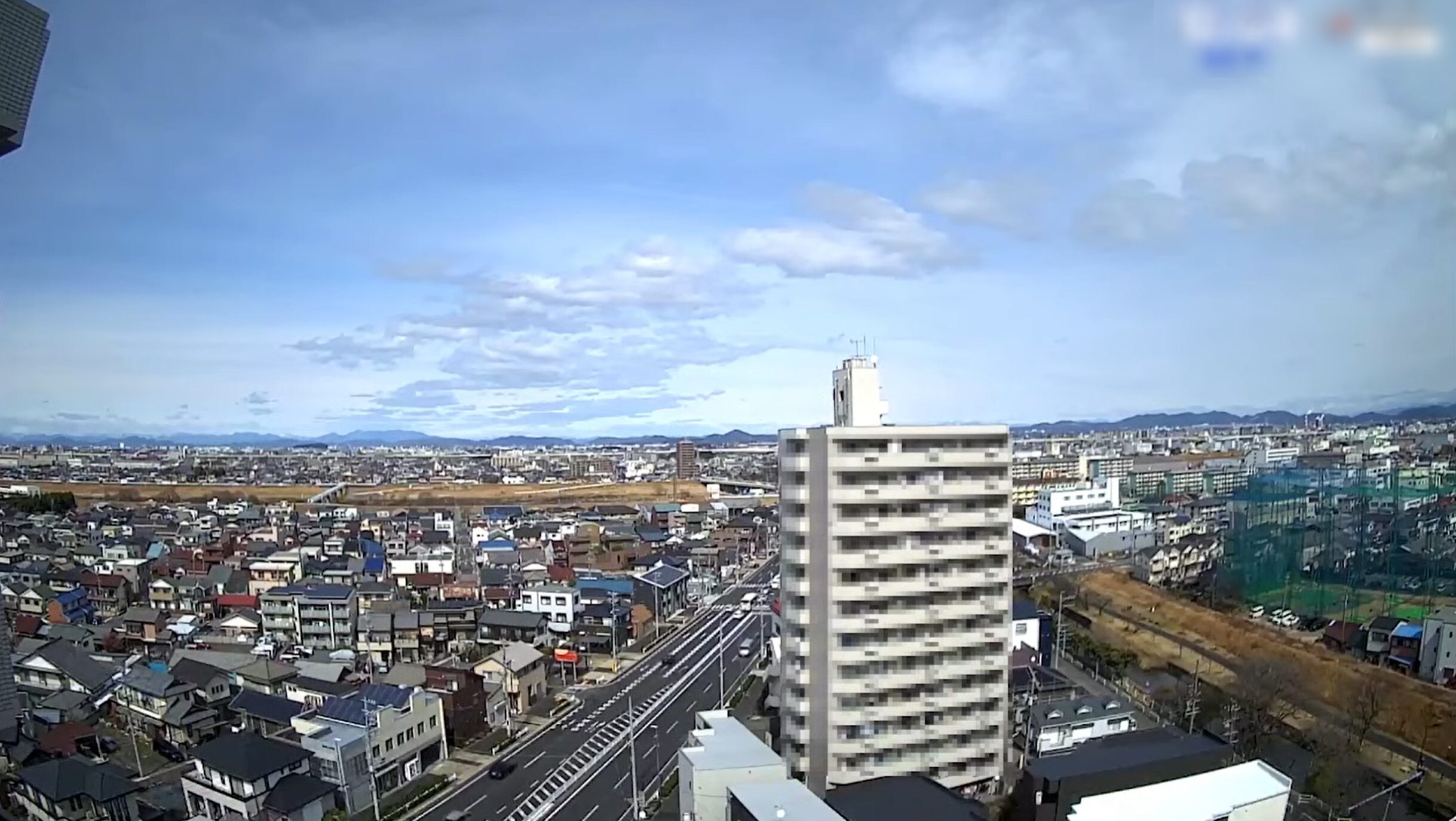 名古屋三階橋名古屋空港方面ライブカメラ(愛知県名古屋市守山区瀬古)