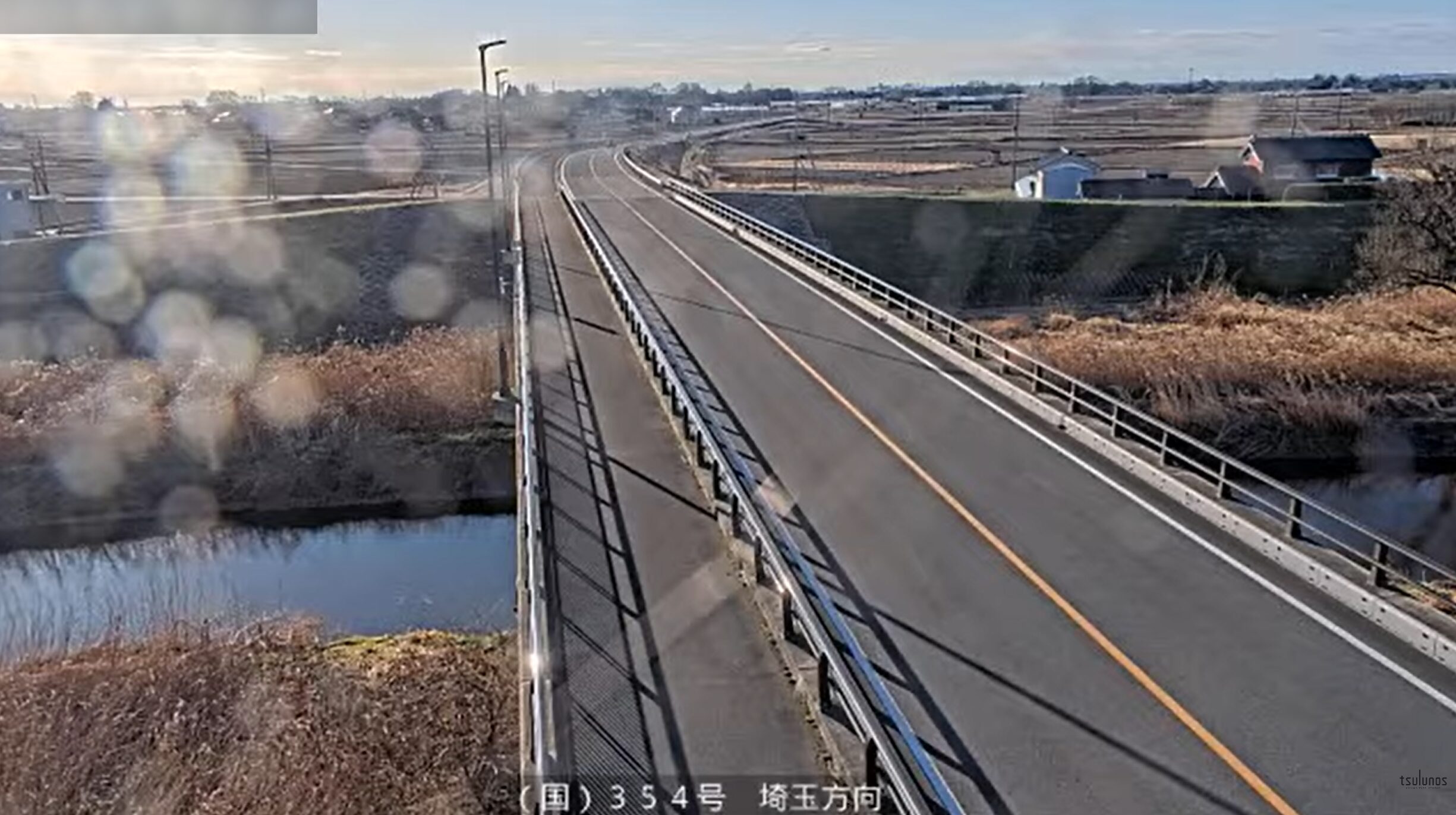 国道354号板倉大橋ライブカメラ(群馬県板倉町海老瀬)